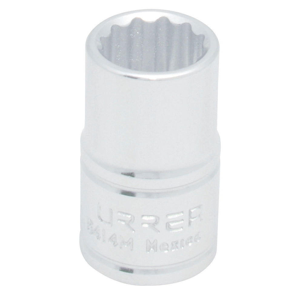 DADO 1/2" METRICO 12 PUNTAS 14MM URREA 5414M