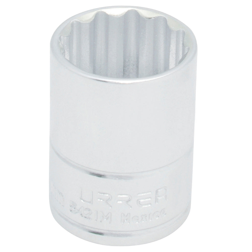 DADO 1/2" METRICO 12 PUNTAS 23MM URREA 5423M