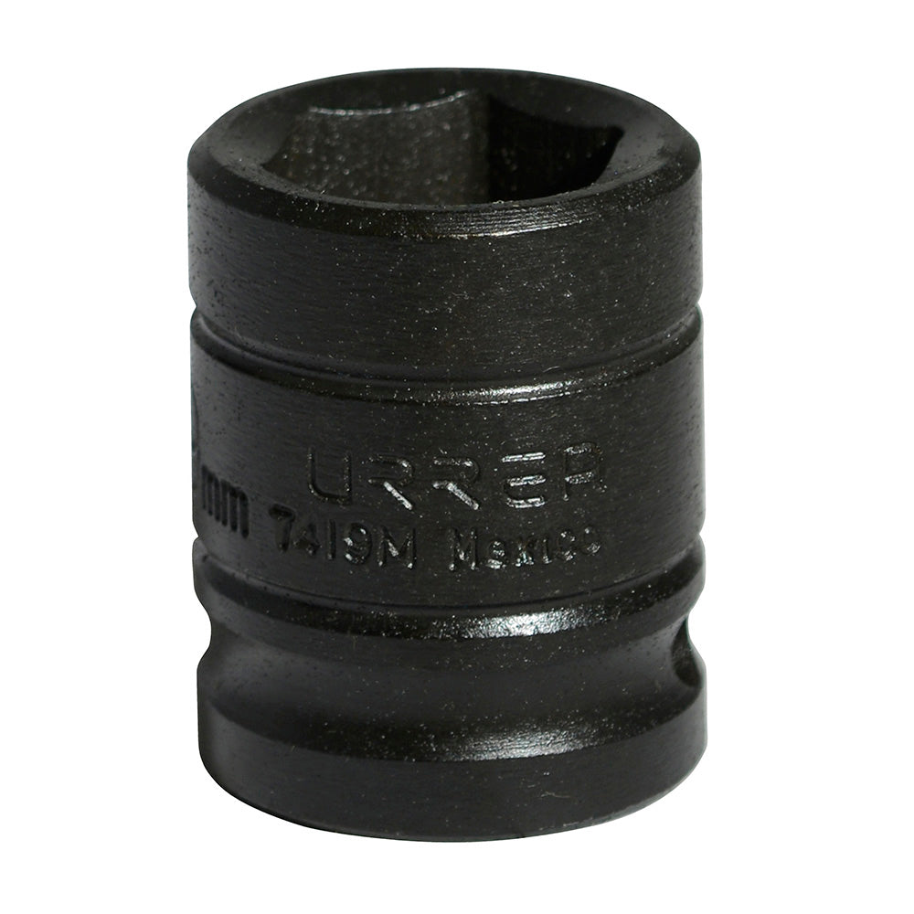 DADO IMPACTO 1/2" METRICO 6 PUNTAS 19MM URREA 7419M