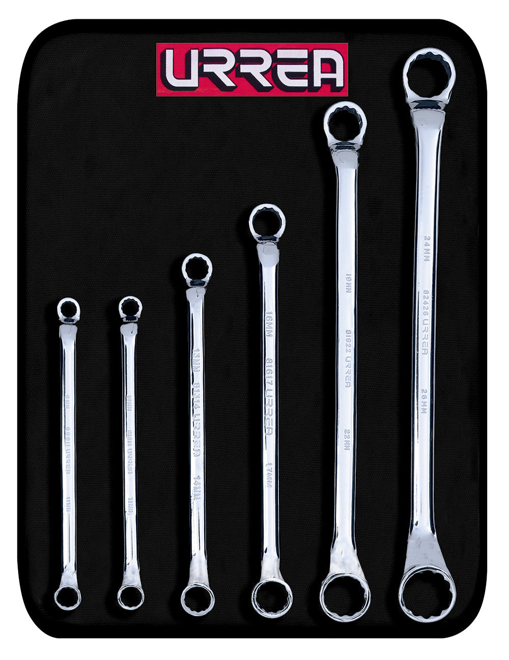 JUEGO 6 LLAVES ESTRIAS MM 45° URREA 8100CM