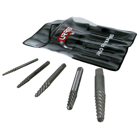 EXTRACTOR (JUEGO 5PZ) P/ TORNILLO "COLA COCHINO" URREA 9500B