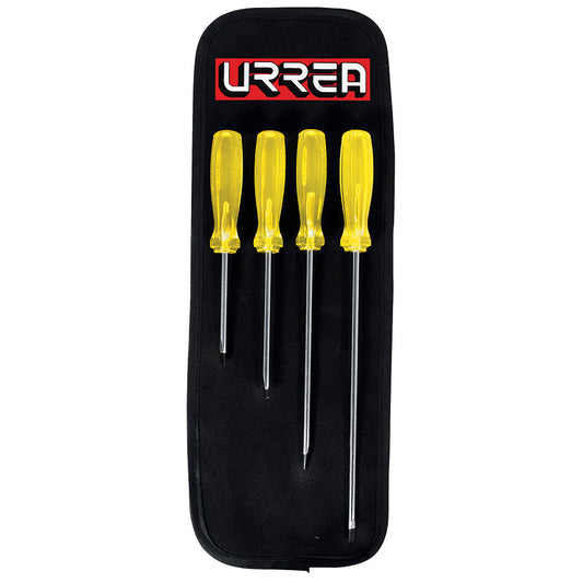 DESTORNILLADORES CABINET (JUEGO 4PZ) URREA 9600C