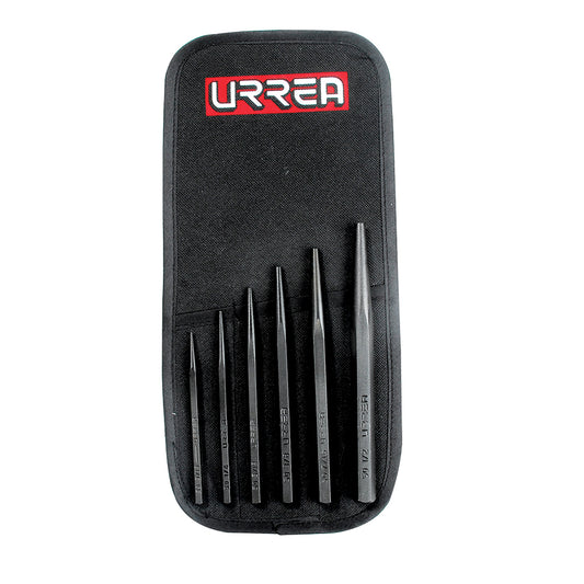 BOTADORES CORTOS (JUEGO 6PZ) 1/4"X1/16" A 1/2"X1/4" URREA 50A