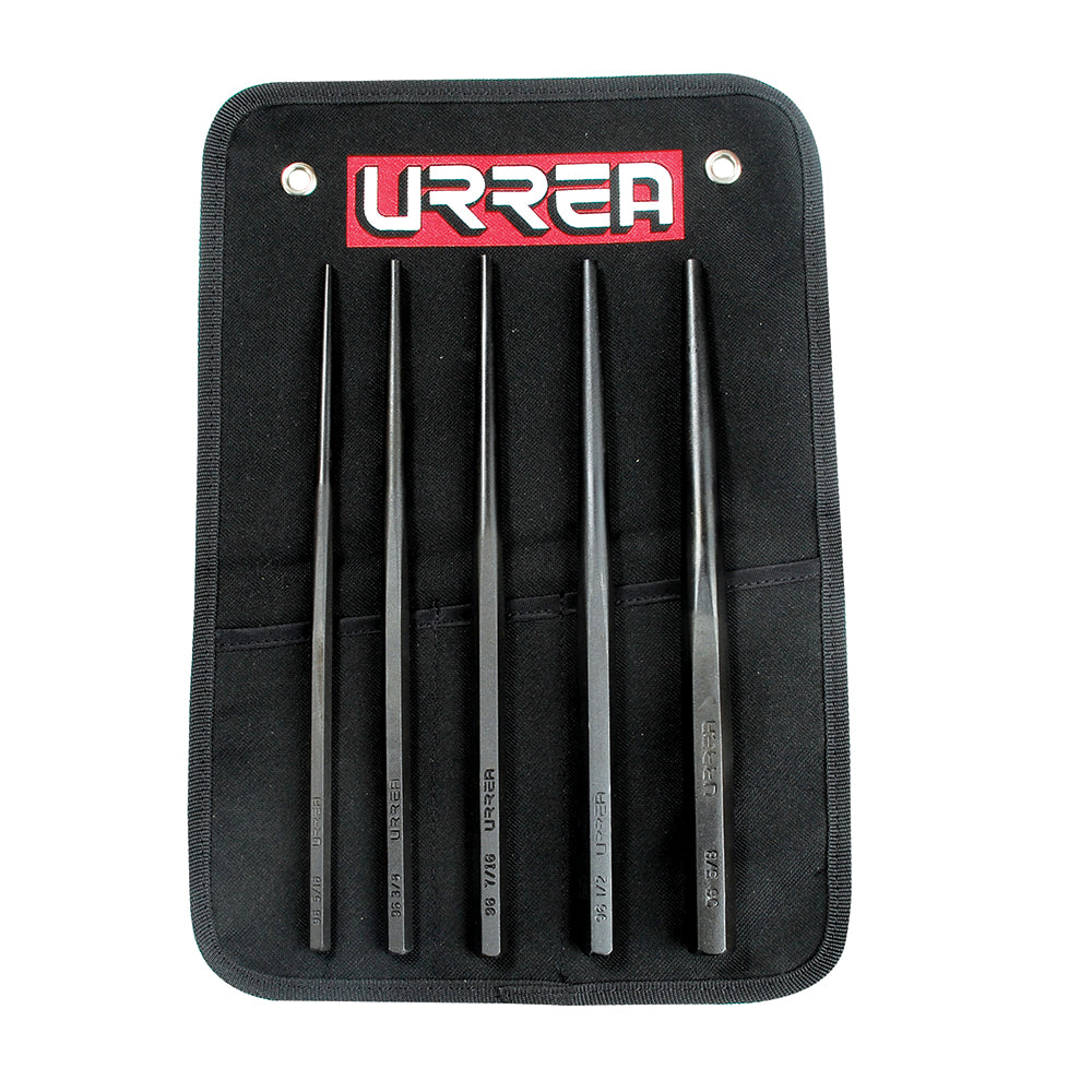 PUNZON Y BOTADORES LARGOS (JUEGO 5PZ) URREA 99B
