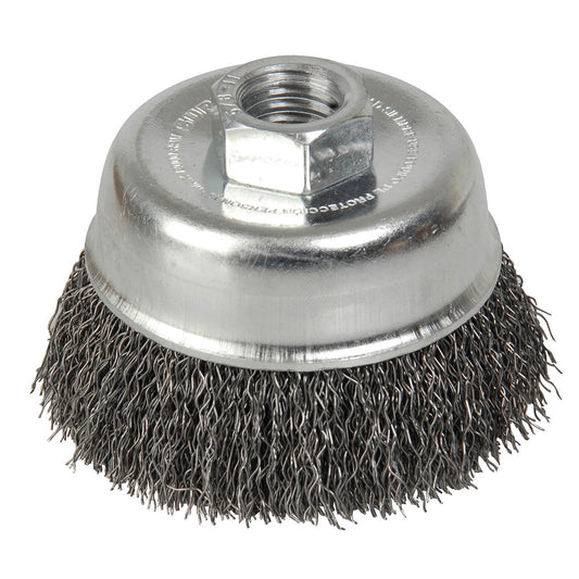 CARDA COPA ONDULADA (DELGADO) 4" X 0.35mm ROSCA M14 SURTEK 123231/C503