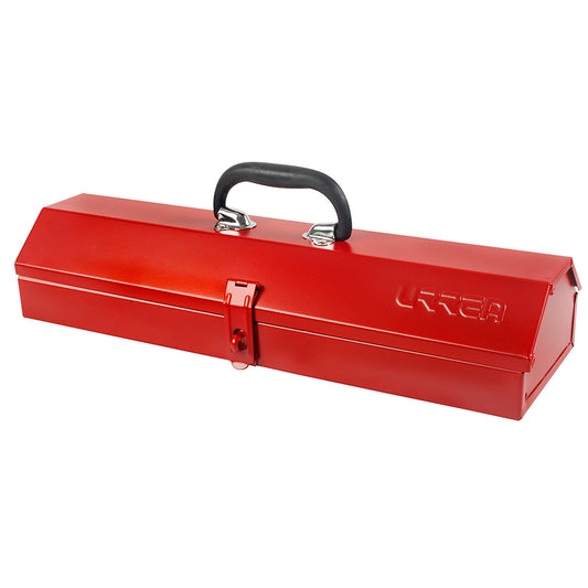 CAJA PORTAHERRAMIENTAS METALICA 19" X 5.5" X 3.5" ROJA URREA 5496