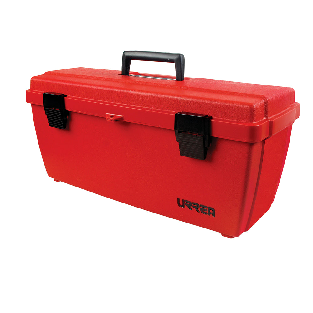 CAJA PORTAHERRAMIENTAS PLASTICA 19.5" X 8" X 9" ROJA URREA 9901