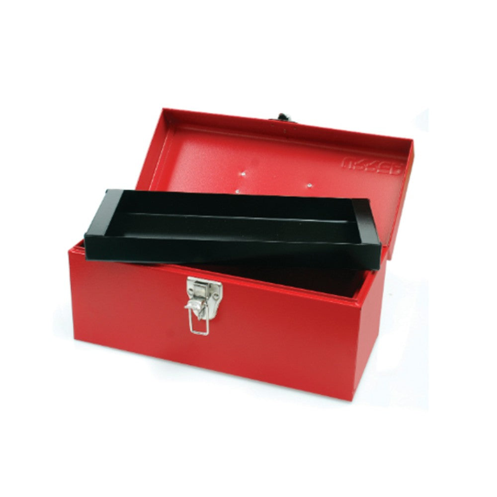 CAJA P/ HERRAMIENTAS METAL. 14" X 6" X 7" ROJA URREA D2