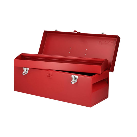 CAJA PORTAHERRAMIENTAS METALICA 20" X 8" X 8" ROJA URREA D5