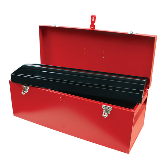 CAJA PORTAHERRAMIENTAS METALICA 25" X 9.5" X 9.5" ROJA URREA D7