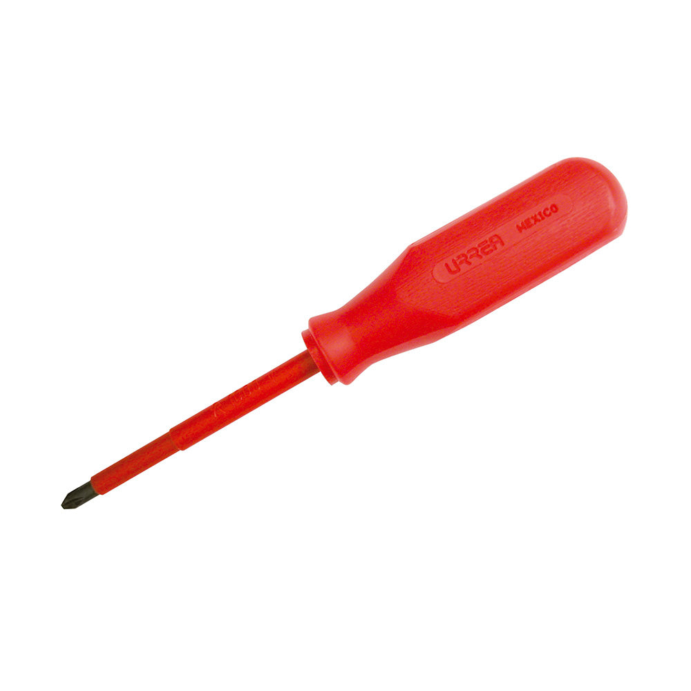 DESTORNILLADOR PARA 1000V BARRA REDONDA PHILLIPS #2 X 3-15/16" URREA 9702