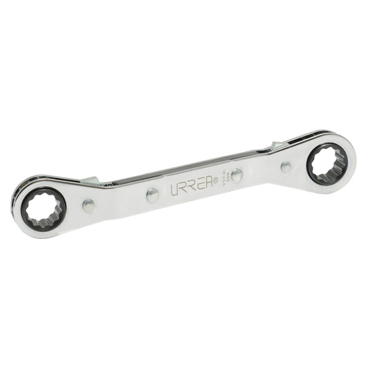 LLAVE CORONA DE MATRACA ACODADA 1/4" X 5/16" URREA 1181