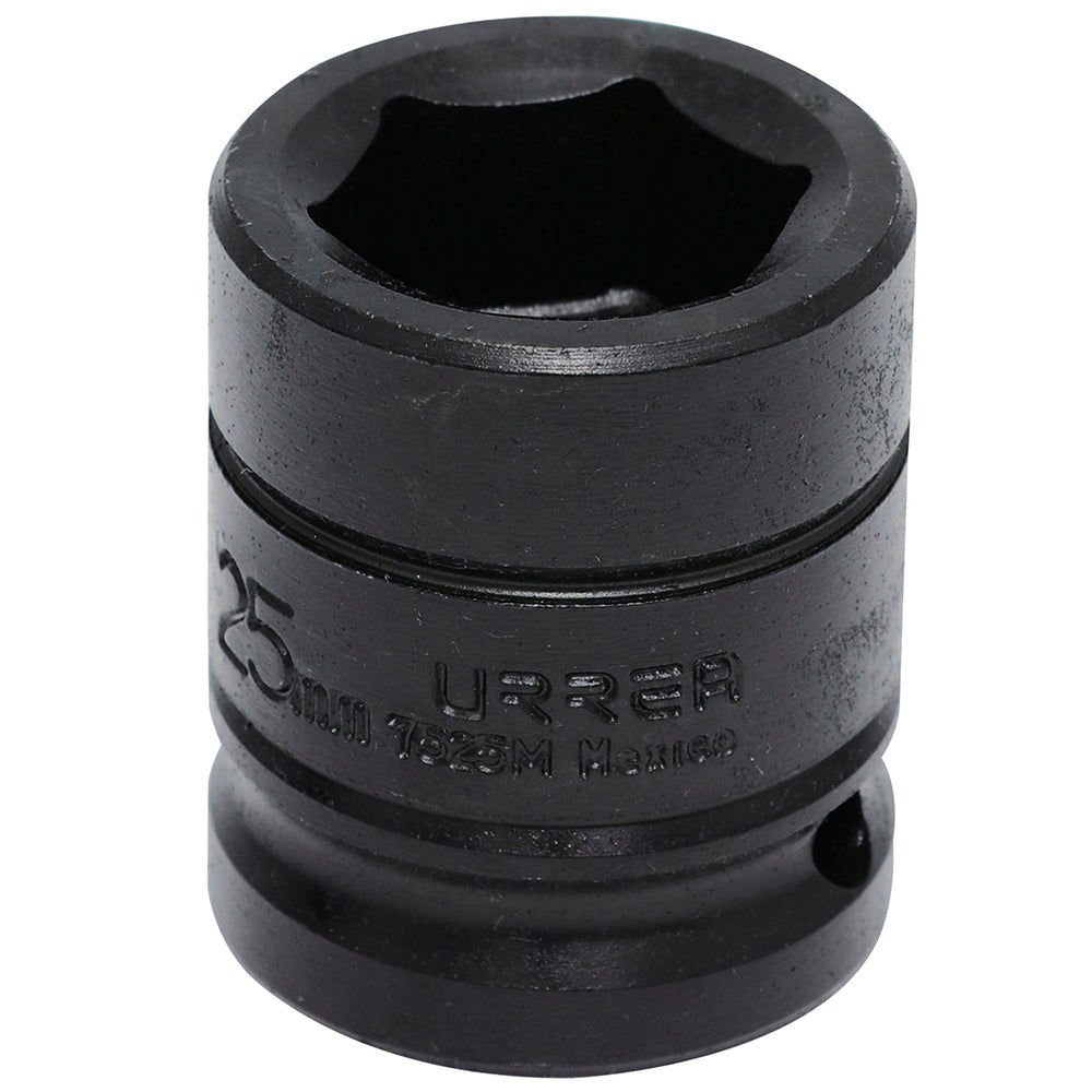 DADO IMPACTO 3/4" METRICO 6 PUNTAS 25MM URREA 7525M