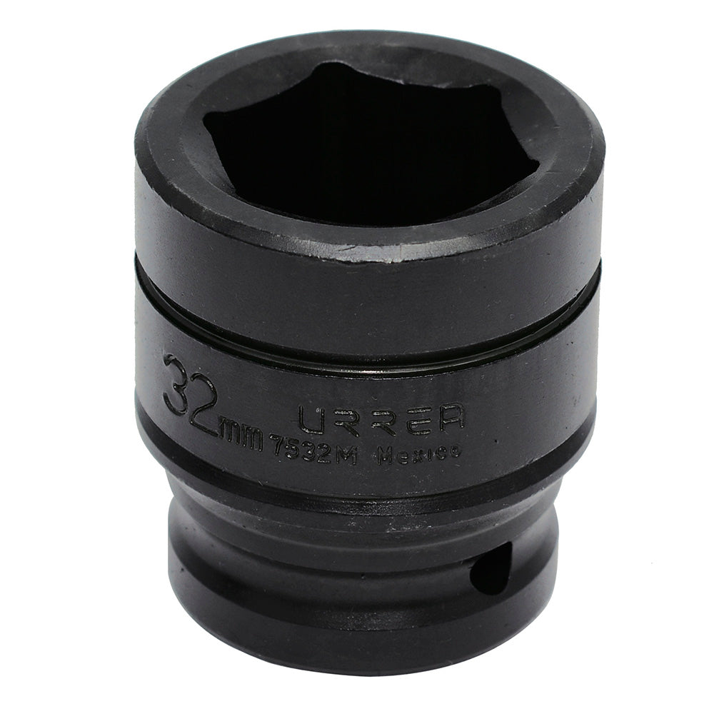 DADO IMPACTO 3/4" METRICO 6 PUNTAS 32MM URREA 7532M