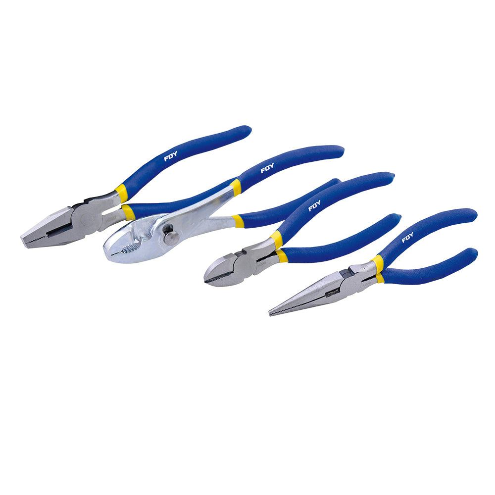 PINZAS DE ELECTRICISTA (JUEGO 4PZ) (USO REGULAR) FOY 142039