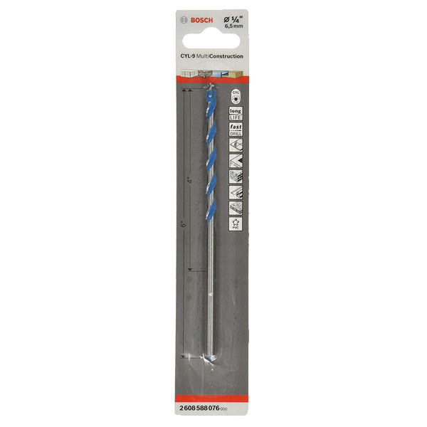 BROCA MULTI-CONSTRUCCION 1/4" X 6" BOSCH 2608588076