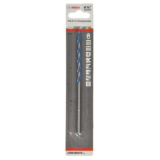 BROCA MULTI-CONSTRUCCION 1/4" X 6" BOSCH 2608588076