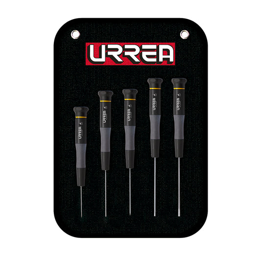 DESTORNILLADORES (JUEGO 5PZ) PRESICION PARA PLANA URREA 9500BG