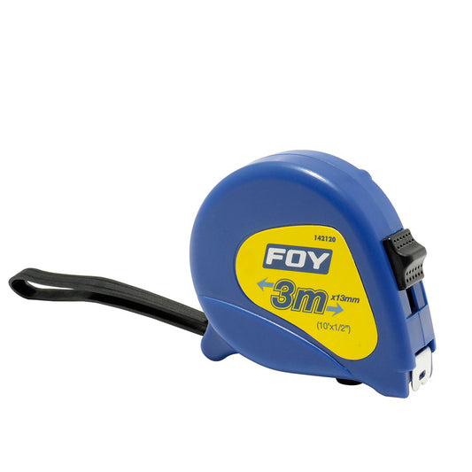 FLEXOMETRO 3MTS X 1/2" AZUL FOY 142120