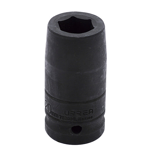 DADO IMPACTO LARGO 3/4" METRICO 6 PUNTAS 20MM URREA 7520ML