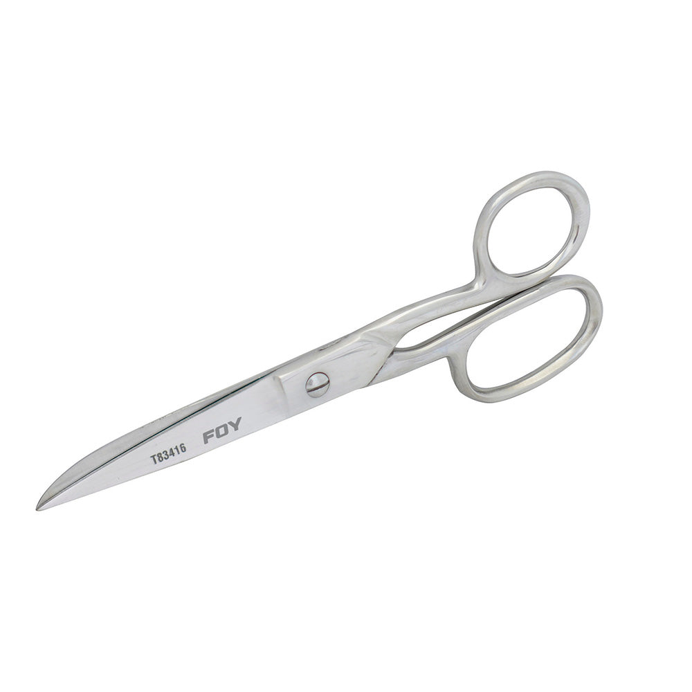 TIJERA DE ACERO INOXIDABLE PARA COSTURA OJO GRANDE 6" (USO REGULAR) FOY T83416