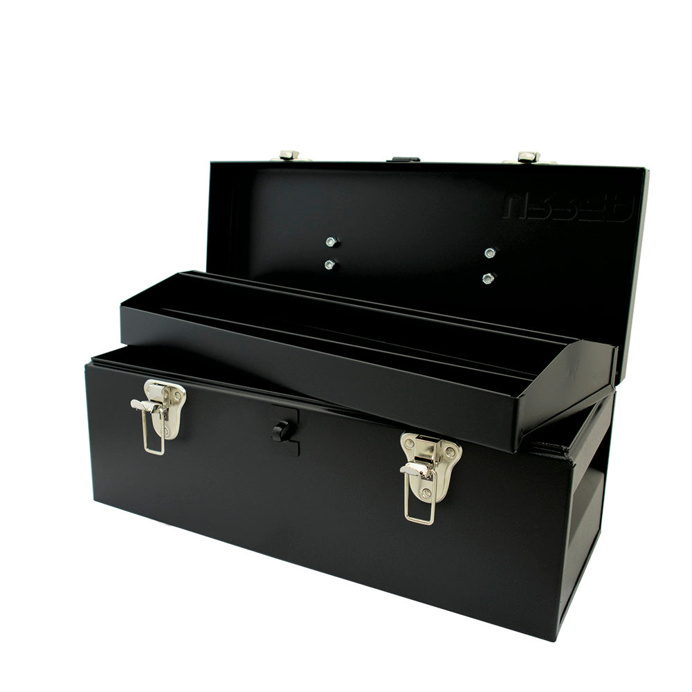 CAJA PORTAHERRAMIENTAS METALICA USO PESADO 45 X 19 X 19CM CALIBRE 20 URREA D4C20