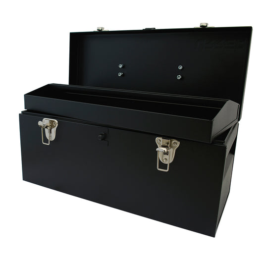 CAJA PORTAHERRAMIENTAS METALICA 20" X 8.5" X 9.5" NEGRA CAL. 20 URREA D6C20