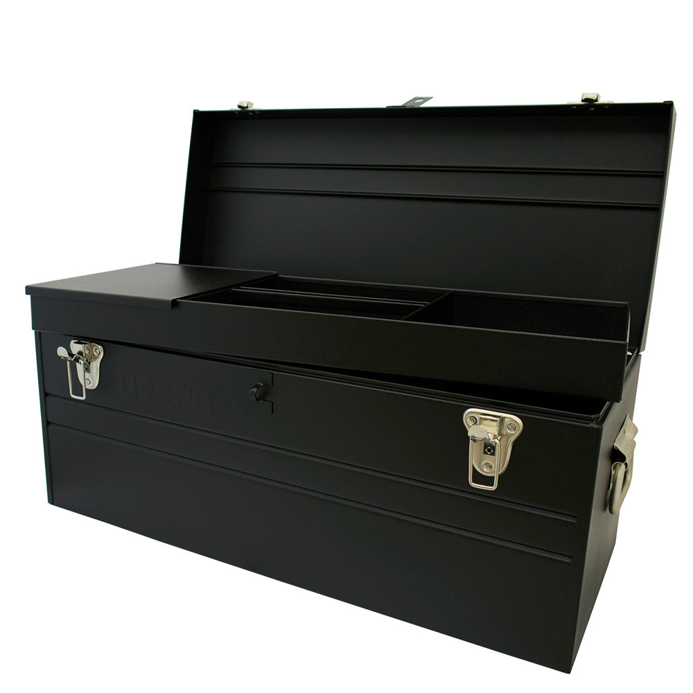 CAJA PORTAHERRAMIENTAS METALICA 24" X 10" X 11" NEGRA CAL. 20 URREA D8C20