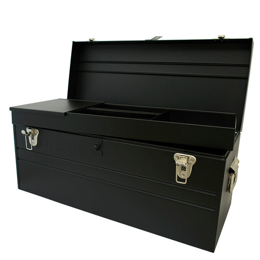 CAJA PORTAHERRAMIENTAS METALICA 24" X 10" X 11" NEGRA CAL. 20 URREA D8C20