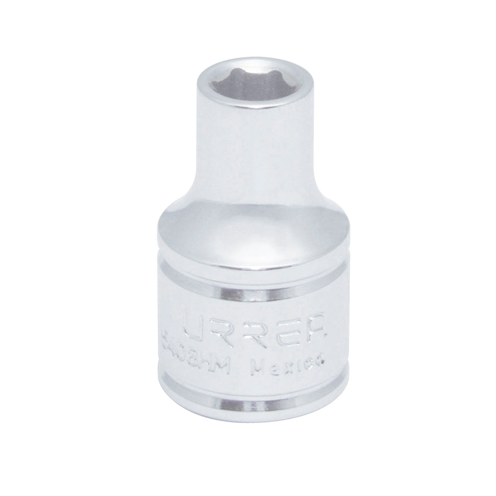 DADO 1/2" METRICO 6 PUNTAS 8MM URREA5408HM