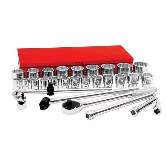 JUEGO DE DADOS 29 PIEZAS 3/4" METALICO URREA 55104