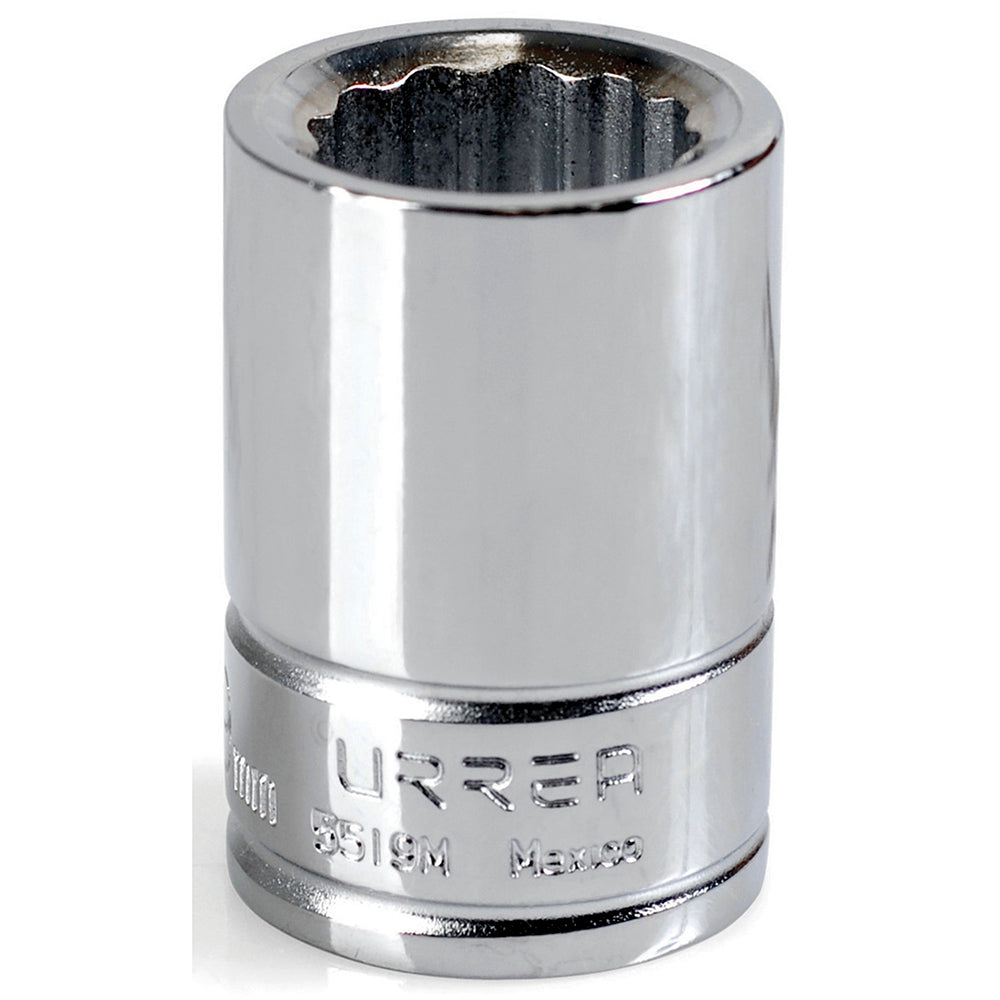 DADO 3/4" METRICO 12 PUNTAS 19MM URREA 5519M