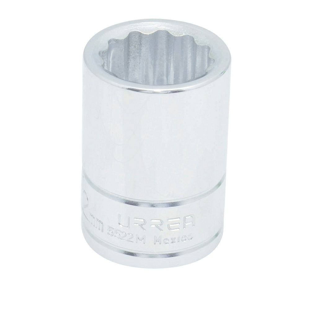 DADO 3/4" METRICO 12 PUNTAS 22MM URREA 5522M