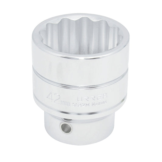 DADO 3/4" METRICO 12 PUNTAS 42MM URREA 5542M