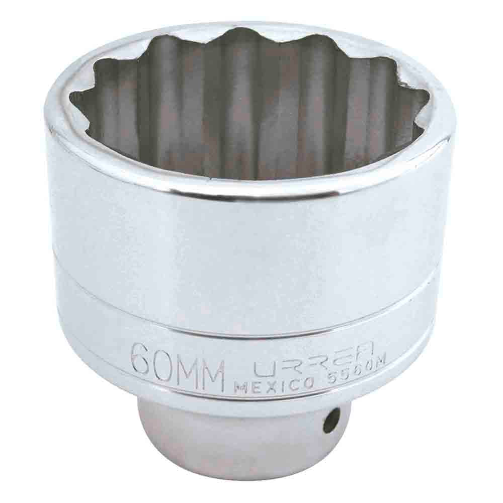 DADO 3/4" METRICO 12 PUNTAS 60MM URREA 5560M