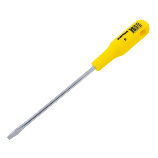 DESTORNILLADOR AMARILLO BARRA REDONDA PUNTA PLANA 3/16 X 4" SURTEK D402