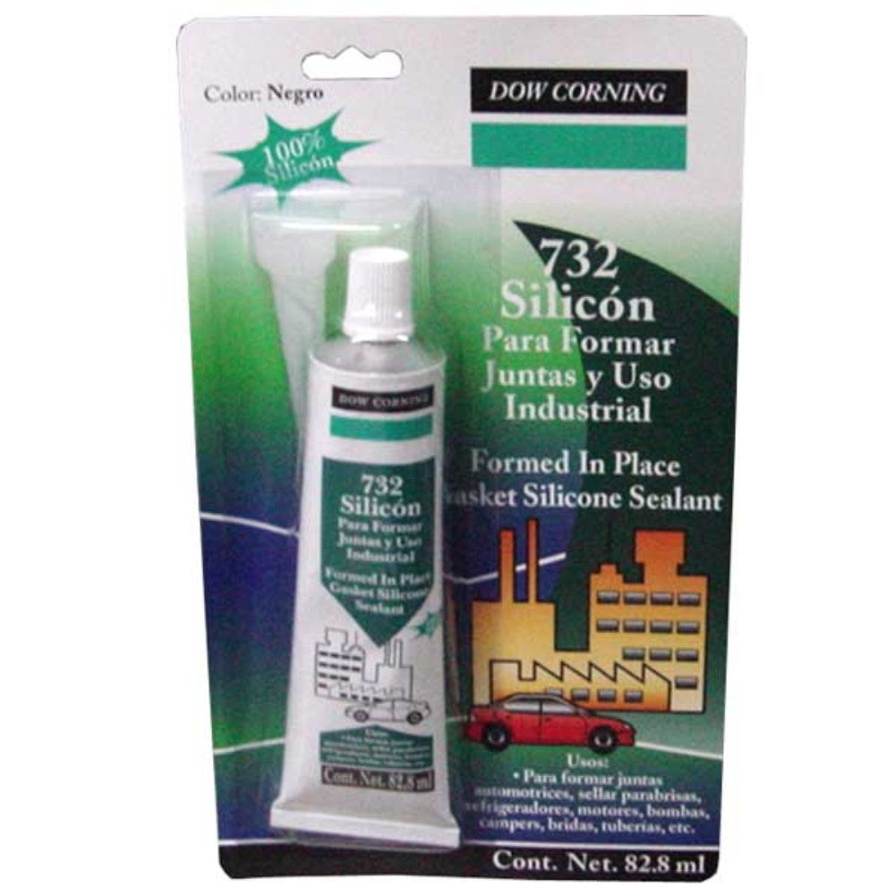 SILICON INDUSTRIAL NEGRO (CHICO 82.8ml) DOW CORNING  732 / 492816