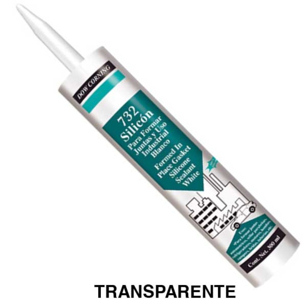 SILICON INDUSTRIAL TRANSPARENTE 300ml DOW CORNING  732