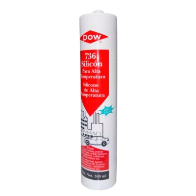SILICON ALTA TEMPERATURA ROJO 300ml DOW CORNING 736