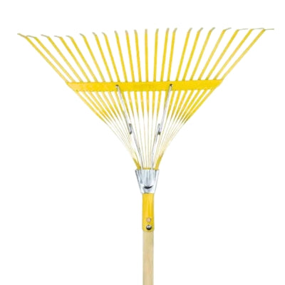 ESCOBA METALICA REFORZADA RECTA PARA JARDIN 22 DIENTES SURTEK 130595 (A-M)