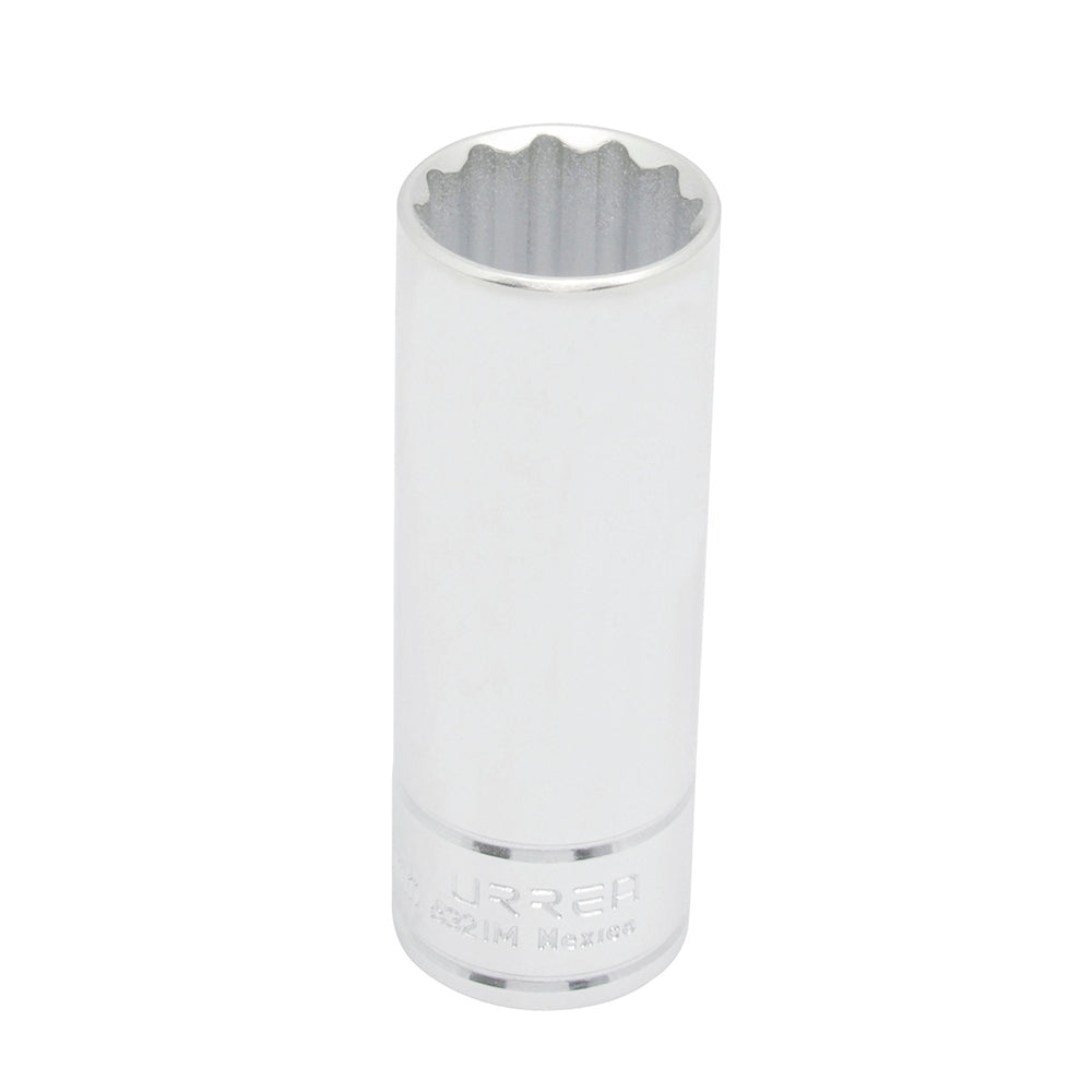 DADO LARGO 1/2" METRICO 12 PUNTAS 21MM URREA 5321M