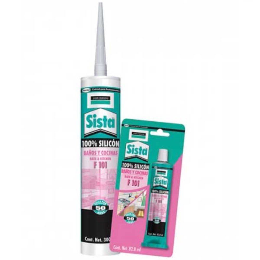 SILICON BAÑOS Y COCINAS BLANCO 300ML DOW CORNING SISTA F101