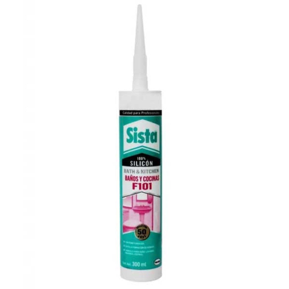 SILICON BAÑOS Y COCINAS TRANSPARENTE 300ml DOW CORNING SISTA