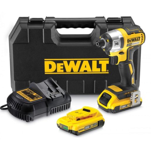 ATORNILLADOR INALAMBRICO DE IMPACTO 1/4 (3 LUZ LED) 20V 3200Rpm (1Kg) DEWALT DCF887D2-B3