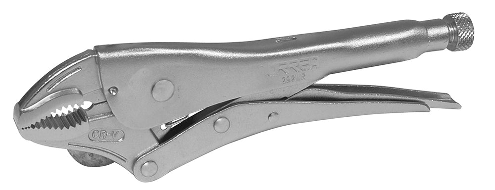 PINZA DE PRESION QUIJADA CURVA CORTA ALAMBRE 10" USO INDUSTRIAL URREA 292WR