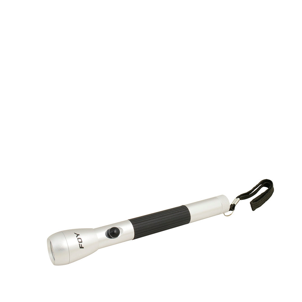 LINTERNA ALUMINIO 4 LED MANGO ERGONOMICO (2 PILAS AA) (USO REGULAR) FOY 144090