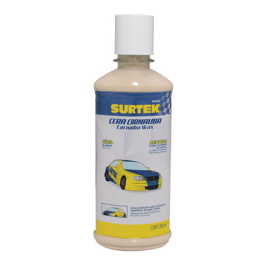 CERA CARNAUBA (ABRILLANTADOR DE PINTURA) 250ML. SURTEK DA03