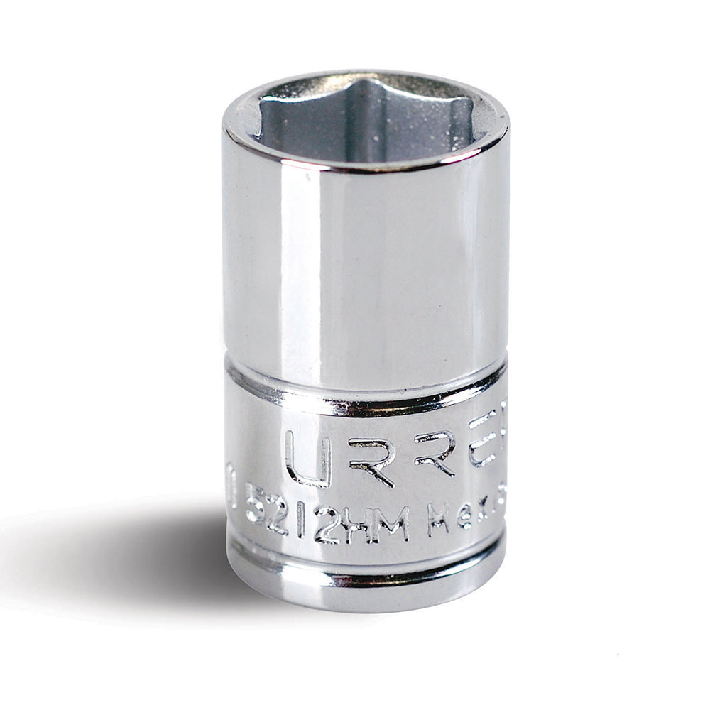 DADO 3/8" METRICO 6 PUNTAS 12MM URREA 5212HM