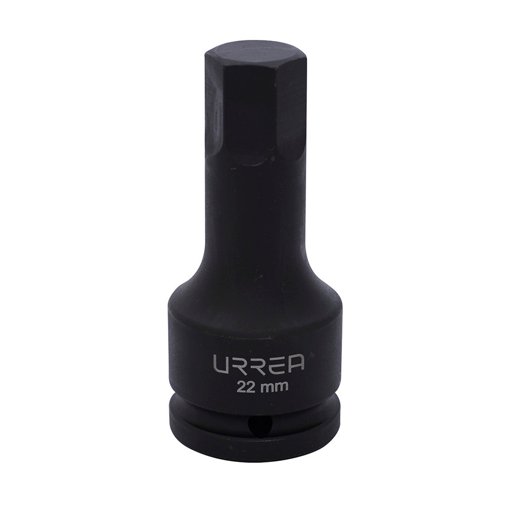 DADO IMPACTO 3/4" METRICO PUNTA HEXAGONAL 22MM URREA 759022M
