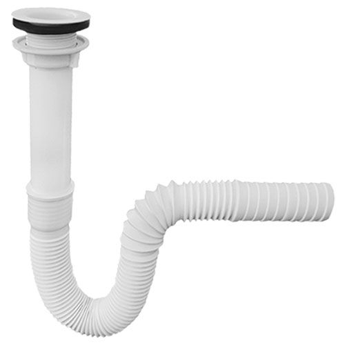 CESPOFLEX FLEXIBLE PARA FREGADERO (PORCELANA O PELTRE) (TRAMPA) ALBATROS 001-2